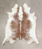 Salt and Pepper Brown XX-Large Brazilian Cowhide Rug 8'0
