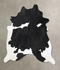 Black and White XX-Large Brazilian Cowhide Rug 8'7