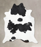 Black and White XX-Large Brazilian Cowhide Rug 8'8