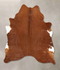 Solid Brown XX-Large Brazilian Cowhide Rug 8'1