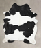 Black and White XX-Large Brazilian Cowhide Rug 9'1