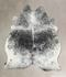 Salt and Pepper Black Large Brazilian Cowhide Rug 6'11