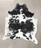 Black and White XX-Large Brazilian Cowhide Rug 8'4