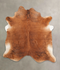 Medium Brindle XX-Large Brazilian Cowhide Rug 7'4