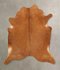 Solid Brown XX-Large Brazilian Cowhide Rug 7'10