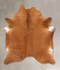 Solid Brown XX-Large Brazilian Cowhide Rug 8'6