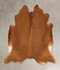 Solid Brown XX-Large Brazilian Cowhide Rug 7'1