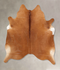 Solid Brown XX-Large Brazilian Cowhide Rug 7'10