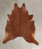 Solid Brown XX-Large Brazilian Cowhide Rug 8'4