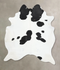 Black and White XX-Large Brazilian Cowhide Rug 8'0