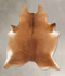 Solid Brown XX-Large Brazilian Cowhide Rug 8'9