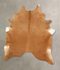 Solid Brown XX-Large Brazilian Cowhide Rug 8'8