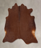 Solid Brown X-Large Brazilian Cowhide Rug 6'10