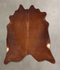 Solid Brown X-Large Brazilian Cowhide Rug 6'11