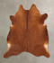 Solid Brown XX-Large Brazilian Cowhide Rug 8'2
