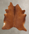 Solid Brown X-Large Brazilian Cowhide Rug 7'8
