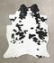 Black and White XX-Large Brazilian Cowhide Rug 8'1