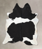 Black and White XX-Large Brazilian Cowhide Rug 8'1