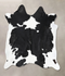 Black and White XX-Large Brazilian Cowhide Rug 7'5