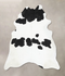 Black and White XX-Large Brazilian Cowhide Rug 9'4
