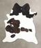 Black and White X-Large Brazilian Cowhide Rug 7'10