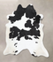 Black and White XX-Large Brazilian Cowhide Rug 8'3