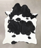 Black and White XX-Large Brazilian Cowhide Rug 8'4