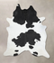 Black and White XX-Large Brazilian Cowhide Rug 9'6