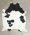 Black and White XX-Large Brazilian Cowhide Rug 8'11