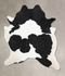 Black and White XX-Large Brazilian Cowhide Rug 7'11