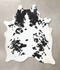 Black and White XX-Large Brazilian Cowhide Rug 8'0