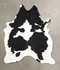 Black and White XX-Large Brazilian Cowhide Rug 8'10