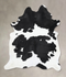 Black and White XX-Large Brazilian Cowhide Rug 9'0