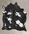 Black and White X-Large Brazilian Cowhide Rug 7'5