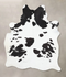 Black and White XX-Large Brazilian Cowhide Rug 8'2
