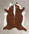 Hereford XX-Large Brazilian Cowhide Rug 8'1