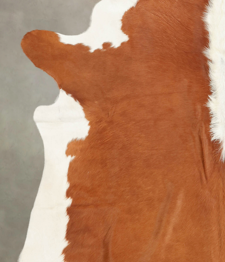 Hereford X-Large Brazilian Cowhide Rug 7'3"H x 6'8"W #B1412 by Hudson Hides