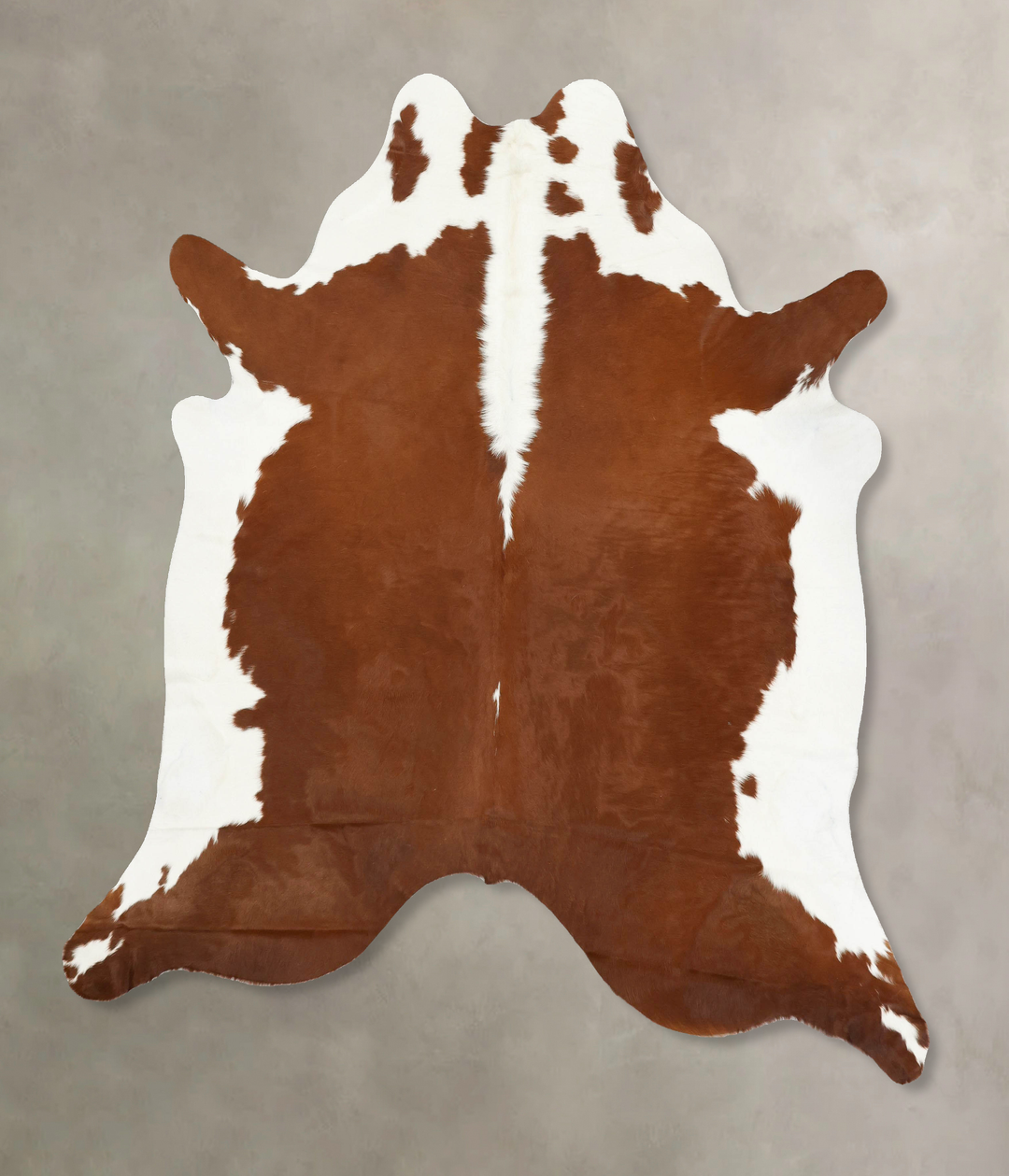 Hereford XX-Large Brazilian Cowhide Rug 7'6"H x 6'10"W #B14198 by Huds