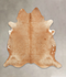 Beige XX-Large Brazilian Cowhide Rug 7'8