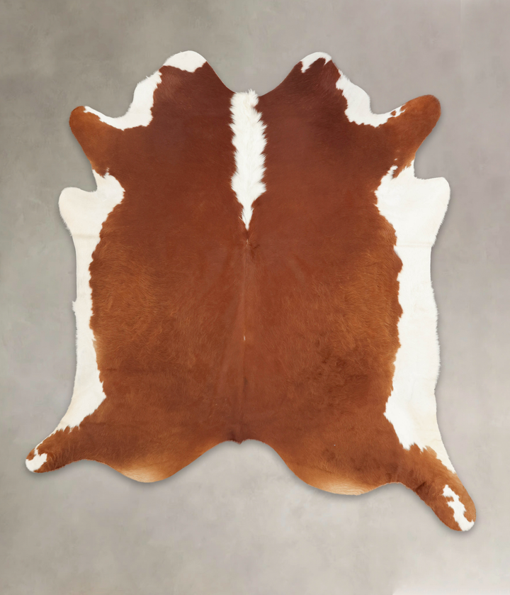 Hereford XX-Large Brazilian Cowhide Rug 8'4"H x 7'7"W #B1470 by Hudson Hides