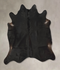 Solid Black X-Large Brazilian Cowhide Rug 6'9