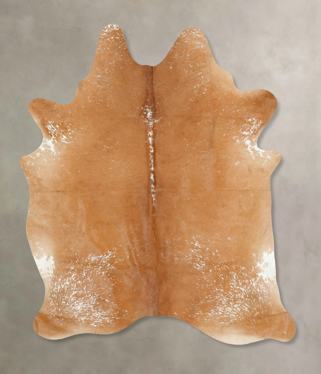 Salt and Pepper Brown X-Large Brazilian Cowhide Rug 7'6"H x 5'10"W #B1