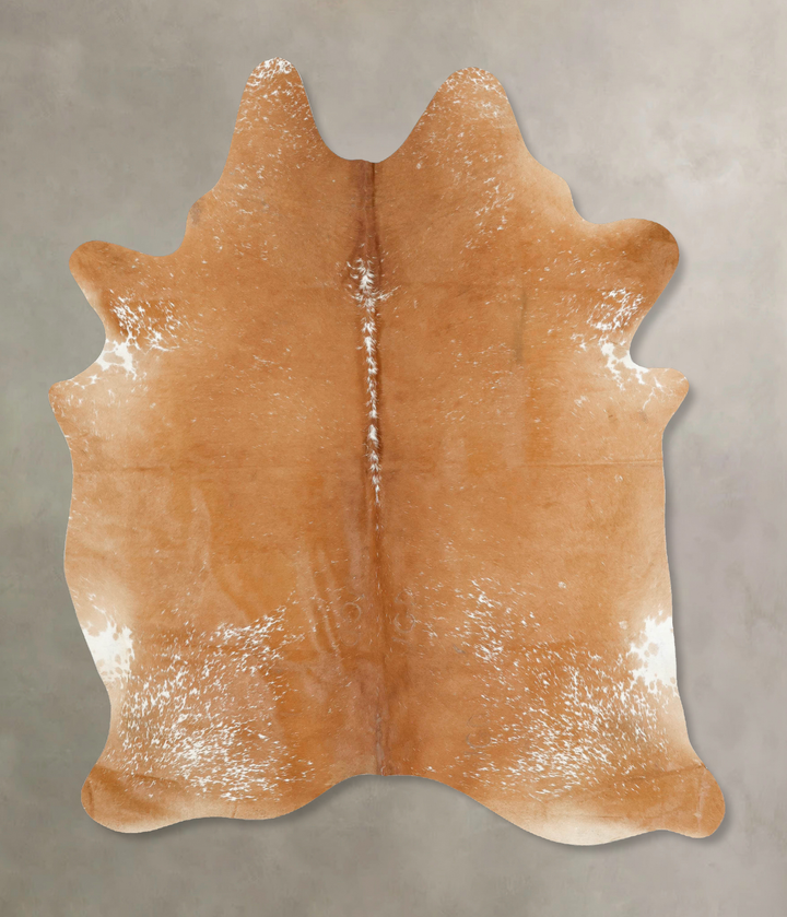 Salt and Pepper Brown X-Large Brazilian Cowhide Rug 7'6"H x 5'10"W #B14781 by Hudson Hides