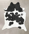 Black and White XX-Large Brazilian Cowhide Rug 8'6