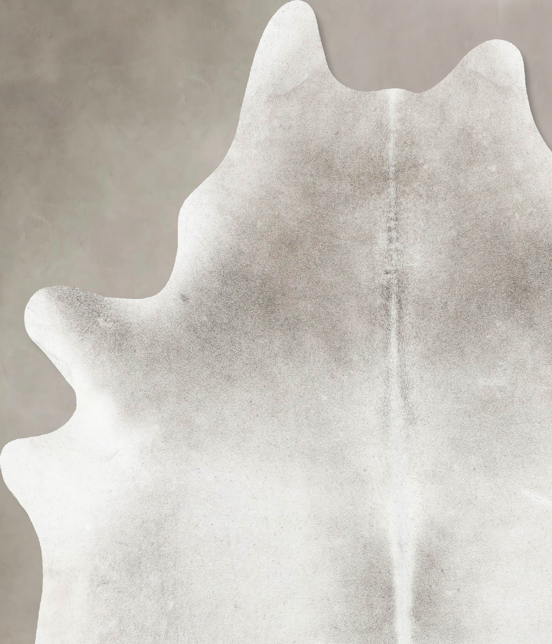 Medium Grey X-Large Brazilian Cowhide Rug 7'5"H x 6'5"W #B14896 by Hud