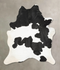 Black and White XX-Large Brazilian Cowhide Rug 9'0