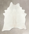 Ivory with Beige XX-Large Brazilian Cowhide Rug 8'6