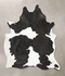 Black and White XX-Large Brazilian Cowhide Rug 8'8
