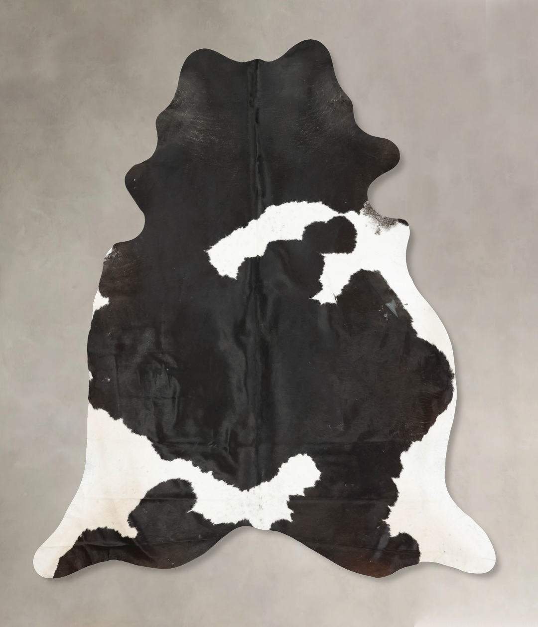 Black and White XX-Large Brazilian Cowhide Rug 8'2"H x 7'4"W #B15073 b