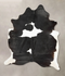 Black and White XX-Large Brazilian Cowhide Rug 8'6